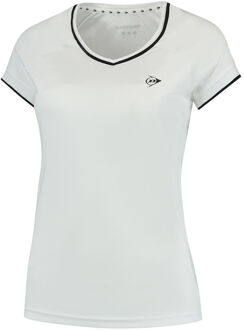 Dunlop Crew T-shirt Meisjes wit - 128,140,152,176