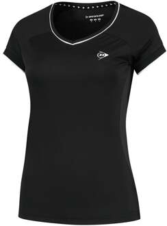 Dunlop Crew T-shirt Meisjes zwart - 128,140,176