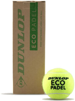 Dunlop Eco Padel Verpakking 3 Stuks geel - nosize