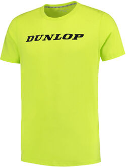 Dunlop Essentials Basic T-shirt Heren geel - S