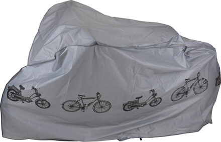 Dunlop Fiets beschermhoes - 180 x 100 cm - grijs - waterafstotend - UV-bestendig - fietshoes