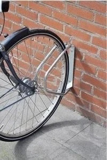 Dunlop fietsenrek verstelbaar 33,5 x 8,5 x 29 cm zilver Zilverkleurig