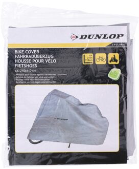 Dunlop Fietshoes - 210 x 110 cm - Beschermt tegen weer, wind, stof en vuil - Grijs