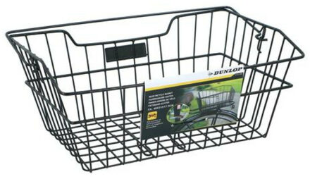 Dunlop Fietsmand - 40 x 31 x 17 cm -? zwart - bagagedrager - draagbaar