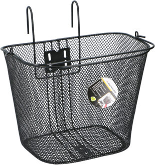 Dunlop Fietsmand - zwart - 22L - 35 x 25 x 36 cm - mand voor aan stuur
