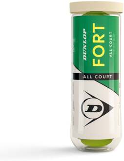 Dunlop Fort All Court  Verpakking 3 stuks geel - nosize