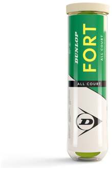 Dunlop Fort All Court Verpakking 4 Stuks geel - nosize