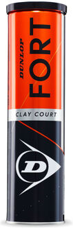 Dunlop Fort Clay Court Tennisballen - 4 stuks