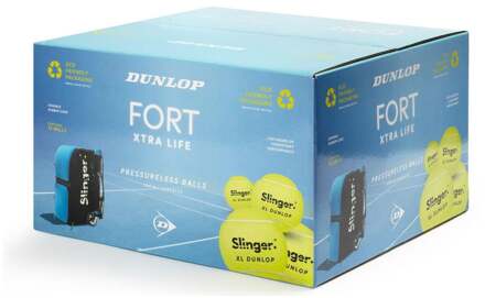 Dunlop Fort Xtra Life Slinger Box 72 stuks geel - nosize