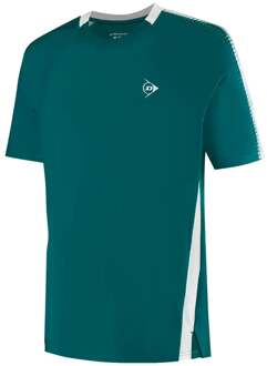 Dunlop Game T-shirt Heren-donkergroen, wit - XL