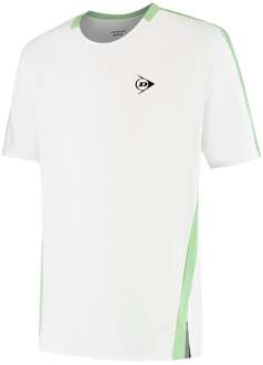 Dunlop Game T-shirt Heren-wit, groen - S,M,L,XL,XXL
