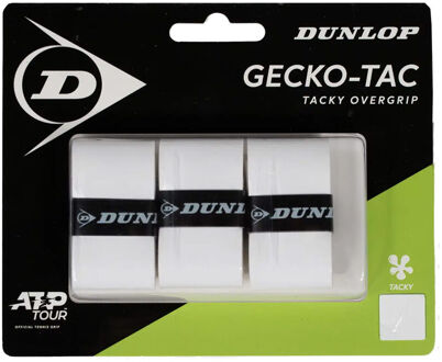 Dunlop Gecko-Tac Verpakking 3 stuks wit - nosize