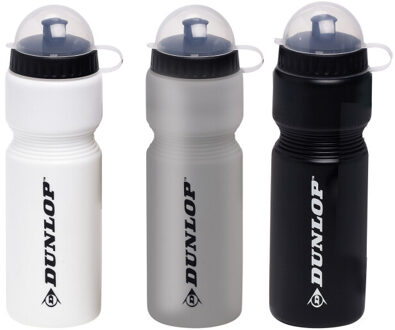 Dunlop Handvat 750ml waterflessenset Wit - One size