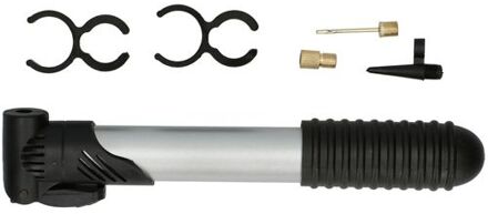 Dunlop Handzame fietspomp/handpomp met adapters - Fietspompen Multikleur