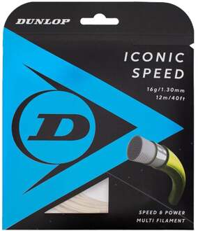 Dunlop Iconic Speed Set Snaren 12m-Natuurlijke Kleuren - 1.30