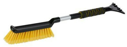 Dunlop Ijskrabber voor auto - met borstel - uitschuifbaar - soft grip - ruitenkrabber - auto accessoires