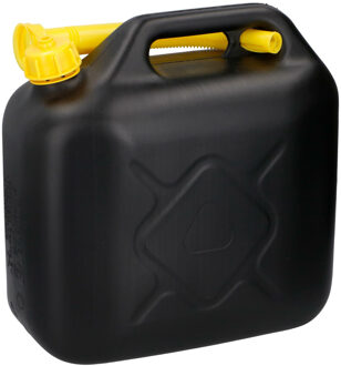 Dunlop Jerrycan 10 Liter Met Vulslang Kunststof Zwart