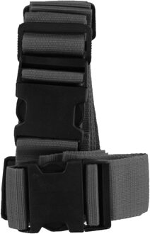 Dunlop Kofferriem - 2x - verstelbaar - zwart - 190 cm x 5 cm - polyester/kunststof