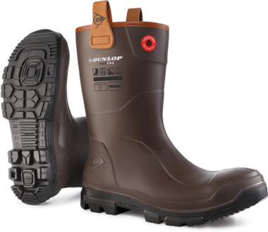 Dunlop LJ2HX42 Rigpro S5 | Bruin | Maat 47 - 8713197055198