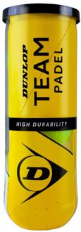 Dunlop Padelbal TEAM - 3PET - geel