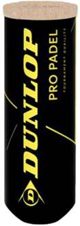 Dunlop Pro Padel Verpakking 3 Stuks geel - nosize
