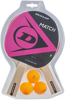 Dunlop rage match tafeltennisset heren zwart - ONESIZE