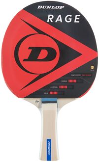 Dunlop Rage Tafeltennis Batje rood - zwart - 1-SIZE