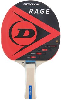 Dunlop Rage Tafeltennis Batje rood - zwart - 1-SIZE