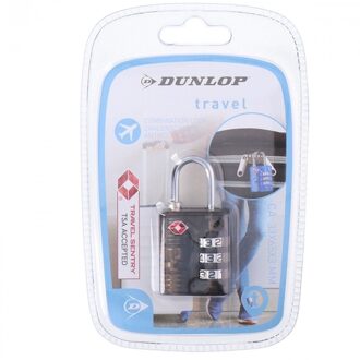 Dunlop Reistassen/koffers bagageslot met TSA cijferslot zwart
