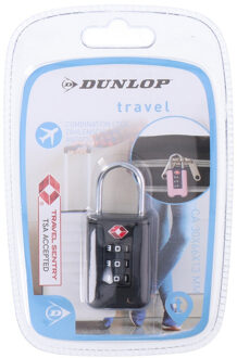Dunlop Reistassen/koffers bagageslot met TSA cijferslot zwart