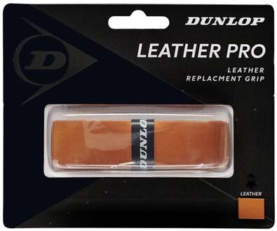Dunlop Replacement grip leer Leather pro bruin