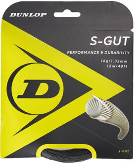 Dunlop S-Gut Set Snaren 12m zwart - 1.30