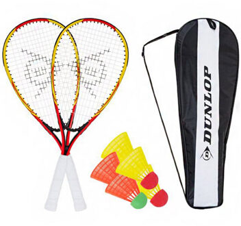 Dunlop Speedminton racket set Geel - One size