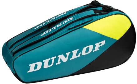 Dunlop SX Club Tennistas 6 Stuks-Zwart,Turkoois - nosize