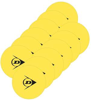 Dunlop Target Doelmarkering Verpakking 12 Stuks-Geel - nosize