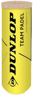Dunlop Team Padel Verpakking 3 Stuks geel - nosize