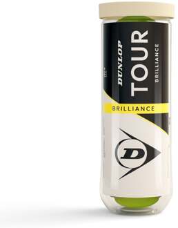 Dunlop Tour Brilliance Verpakking 3 Stuks geel - nosize