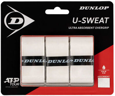 Dunlop U-Sweat  Verpakking 3 stuks wit - nosize