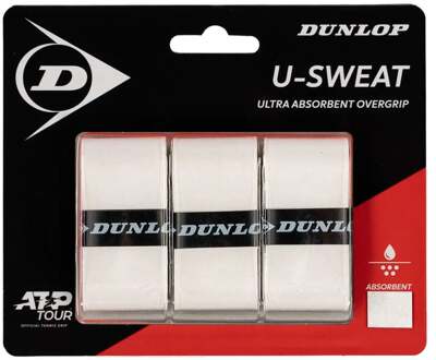 Dunlop U-Sweat  Verpakking 3 stuks wit - nosize