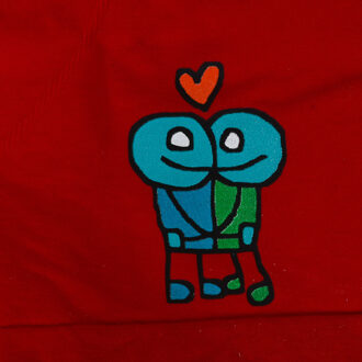 Dunne elastische boxer en aan het lichaam aanpasbare stof 88792 jongen Rood