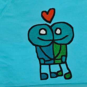 Dunne elastische boxer en aan het lichaam aanpasbare stof 88792 jongen Turquoise