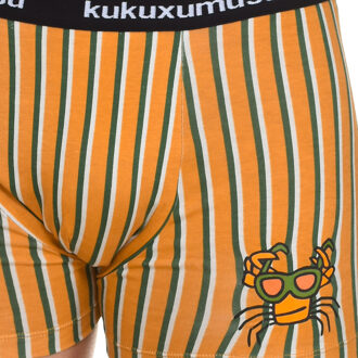 Dunne elastische boxer en aan het lichaam aanpasbare stof 98246 heren Oranje