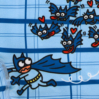 Dunne elastische boxer en aan het lichaam aanpasbare stof 98281 jongen Blauw