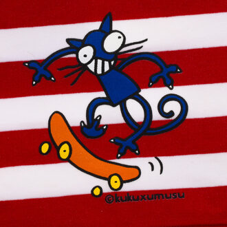 Dunne elastische boxer en aan het lichaam aanpasbare stof 98283 jongen Rood