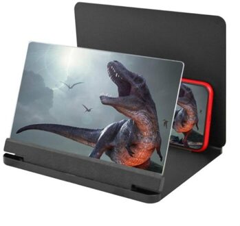 Dunne Opvouwbare Mobiele Telefoon Versterker Vergrootglas Doorwaadbare 3D Versterker Video 10/12 Inch Drawable 3D Mobiele Telefoon Screen Versterker 10 duim stijl