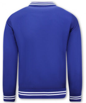 Dunne zomer baseball jackets voor Blauw - S