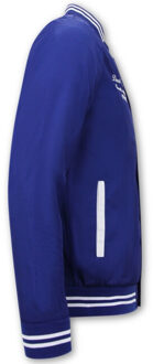 Dunne zomer baseball jackets voor Blauw - XXL