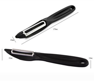 Dunschiller Snijder Dunschiller Voor Cleaning Groenten Messen Cutter Rasp Peelers Keuken Gadgets Zesters zwart