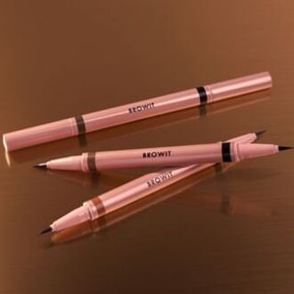 Duo Brow And Eyeliner 01 Light Coffee