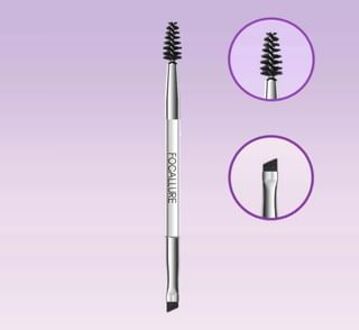Duo Eyebrow Brush #Duo Eyebrow Brush - 1pcs